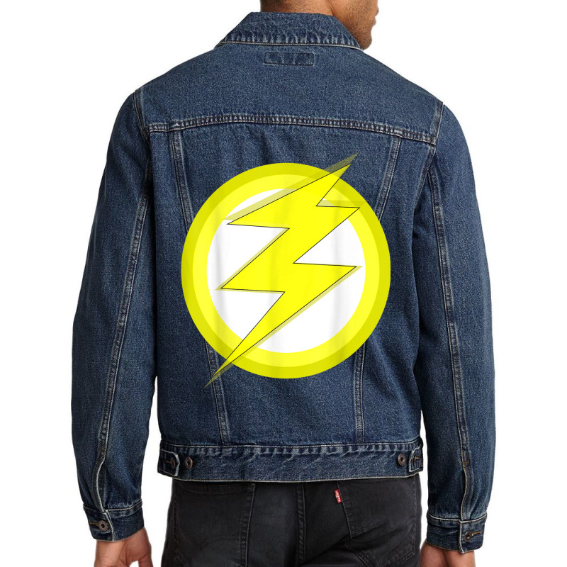 Lightning Bolt Men Cool Novelty Hipster Graphic Tshirt Men Denim Jacket by DevynGiorgio | Artistshot