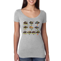 Top Ten Best Ww2 Tanks M4 Sherman Panzer Iv Tiger Ii T 34 T Shirt Women's Triblend Scoop T-shirt | Artistshot