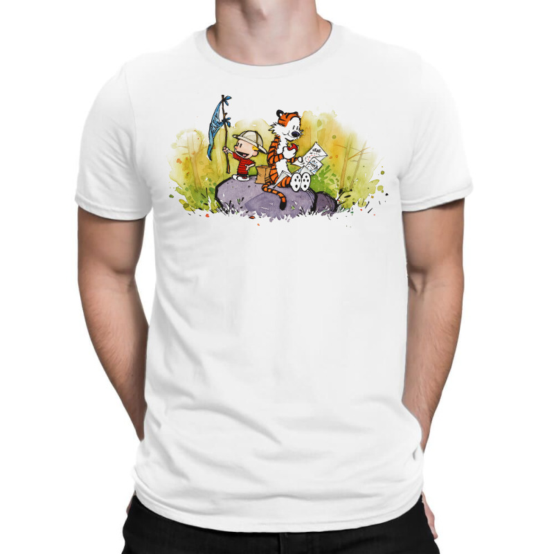 Custom Calvin And Hobbes Adventure Tshirt By Rakuzan Artistshot
