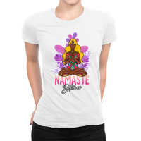 Namaste B Funny Meditation Yoga Spiritual Sarcasm T Shirt Ladies Fitted T-shirt | Artistshot