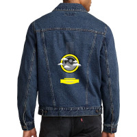 Yellow Guitar Strings 1 Men Denim Jacket | Artistshot