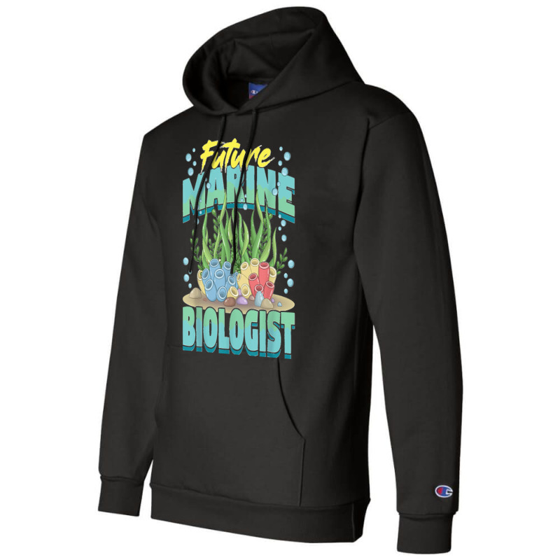 Future Marine Biologist Ocean Life Marine Biology Student Champion Hoodie | Artistshot