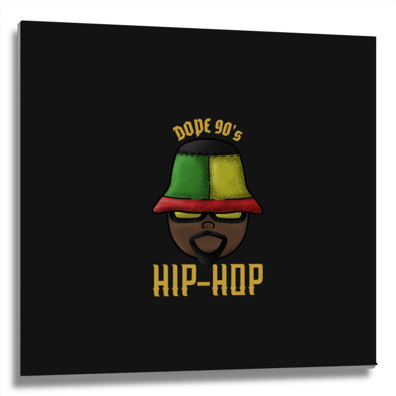 Dope 90's Hip-hop Metal Print Square | Artistshot