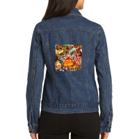 Vintage Poster Ladies Denim Jacket | Artistshot