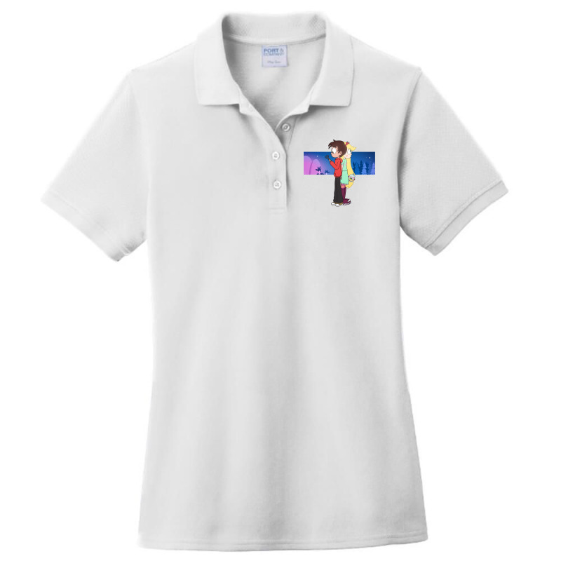 Opposite Ends Ladies Polo Shirt by MYNGOO | Artistshot