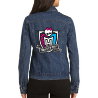 Monsers Highs Ladies Denim Jacket | Artistshot