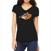 Tom And Jerry Nope Women's V-neck T-shirt | Artistshot