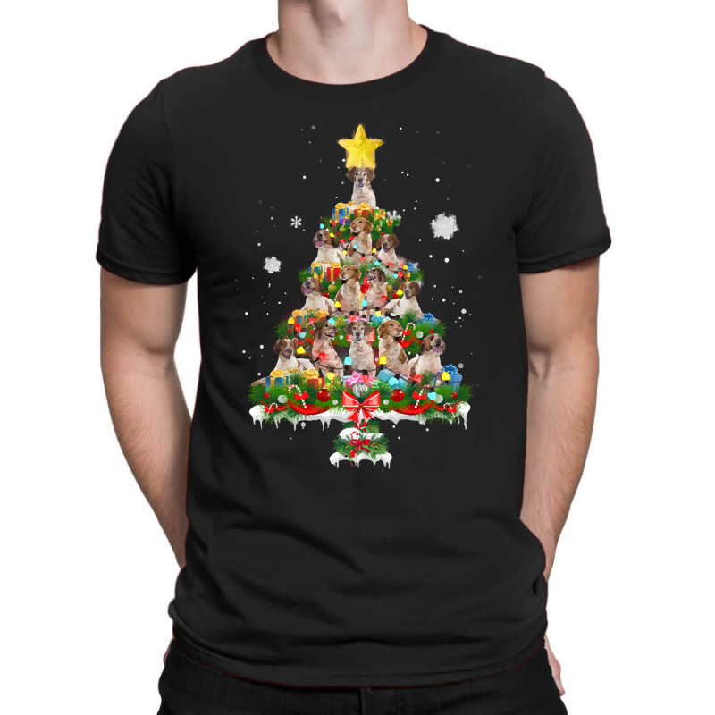 Brittany Spaniel Dog Cute Brittany Christmas Tree Dog Lover Xmas Costu T-shirt | Artistshot