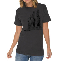 Easter Island Moai Statue Monolith World Mystery Vintage T-shirt | Artistshot