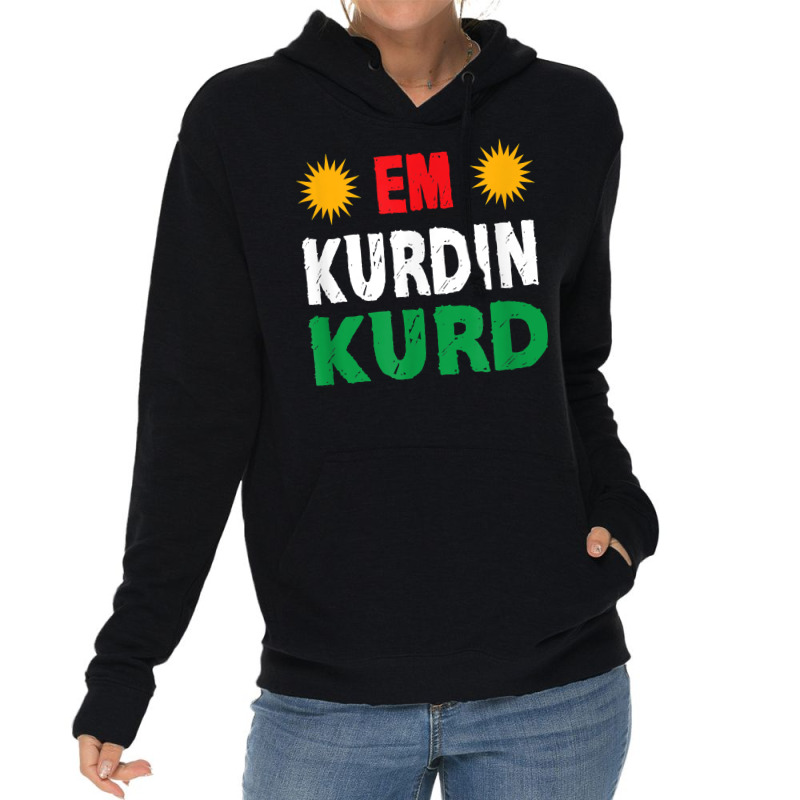 Kurden Kurdistan Newroz Kurdi Flag Her Biji Kurdistan T Shirt Lightweight Hoodie by cm-arts | Artistshot