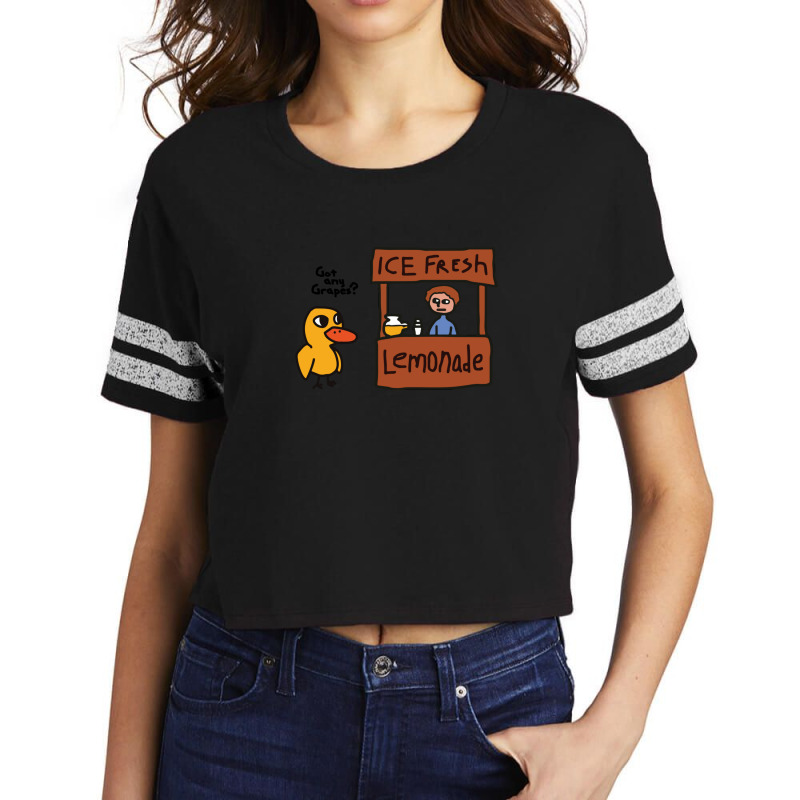 Lemonade Stand Got Any Grapes Scorecard Crop Tee by JenniferAllen | Artistshot