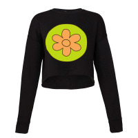 Hippy Flower Cropped Sweater | Artistshot