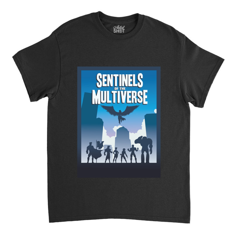 Sentinels Of The Multiverse Board Game  Minimalist Travel Poster Style Classic T-shirt | Artistshot