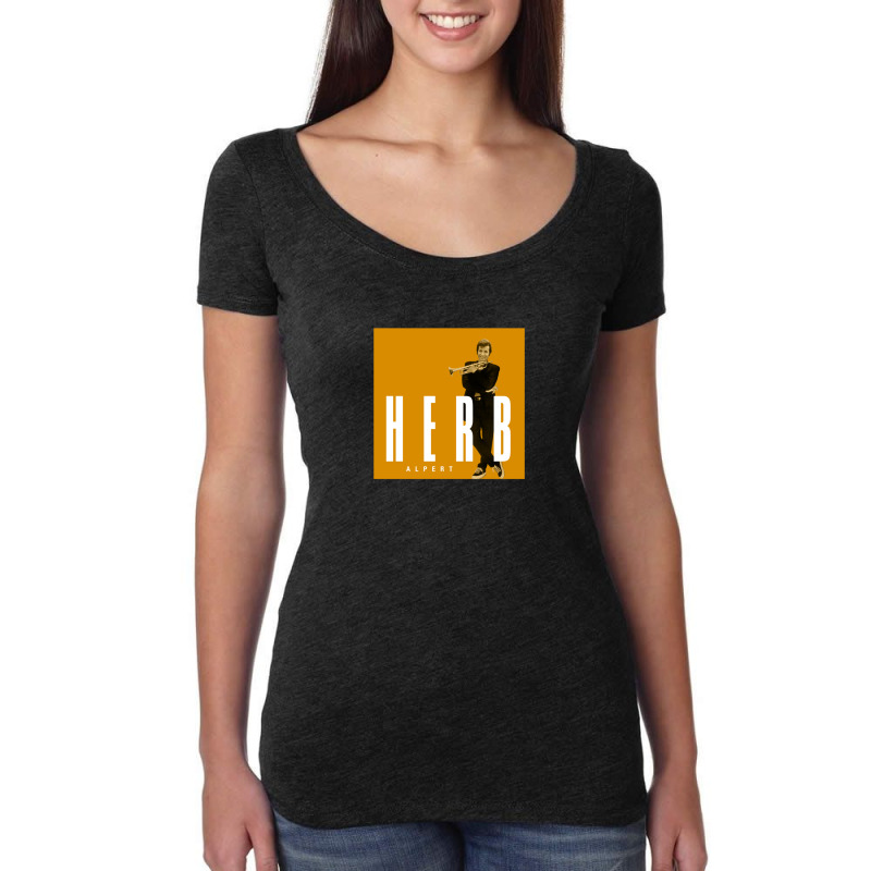 Herb Alpert Women's Triblend Scoop T-shirt by DonaldHufford | Artistshot