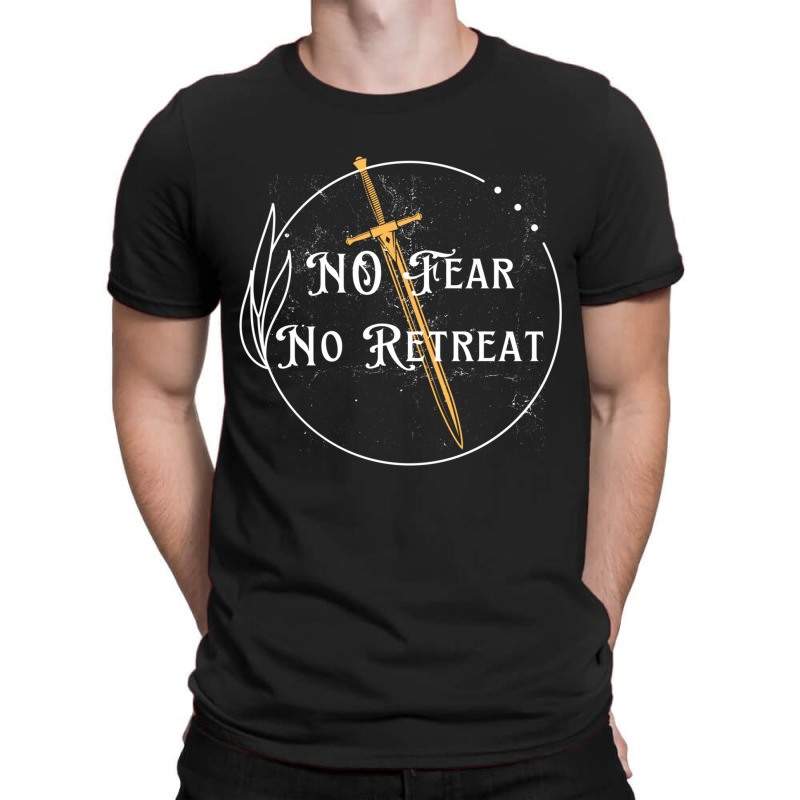 No Fear No Retreat, Sword Of The Spirit   Medieval Design Long Sleeve T-shirt | Artistshot