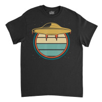 Retro Unidentified Flying Object Outer Space Ufo Alien Classic T-shirt | Artistshot