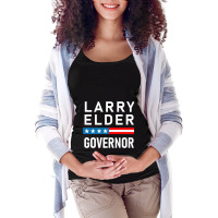 Larry Elder For California Governor - Vote Larry Elder Maternity Scoop Neck T-shirt | Artistshot