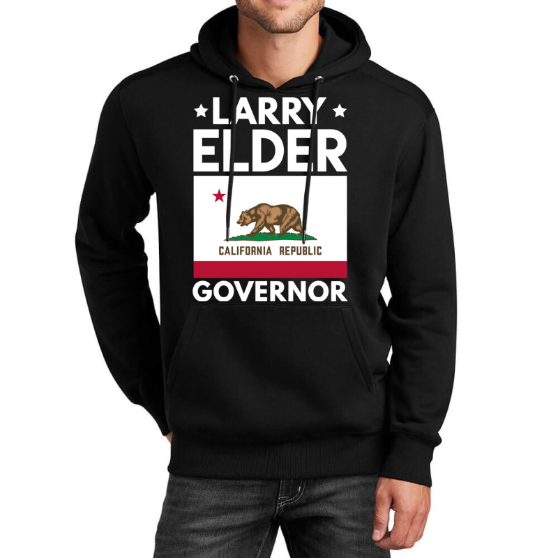 Larry Elder For California Governor Flag Unisex Hoodie by OSWALDOLIMART | Artistshot