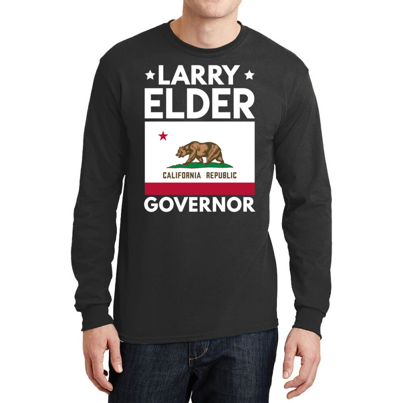 Larry Elder For California Governor Flag Long Sleeve Shirts by OSWALDOLIMART | Artistshot