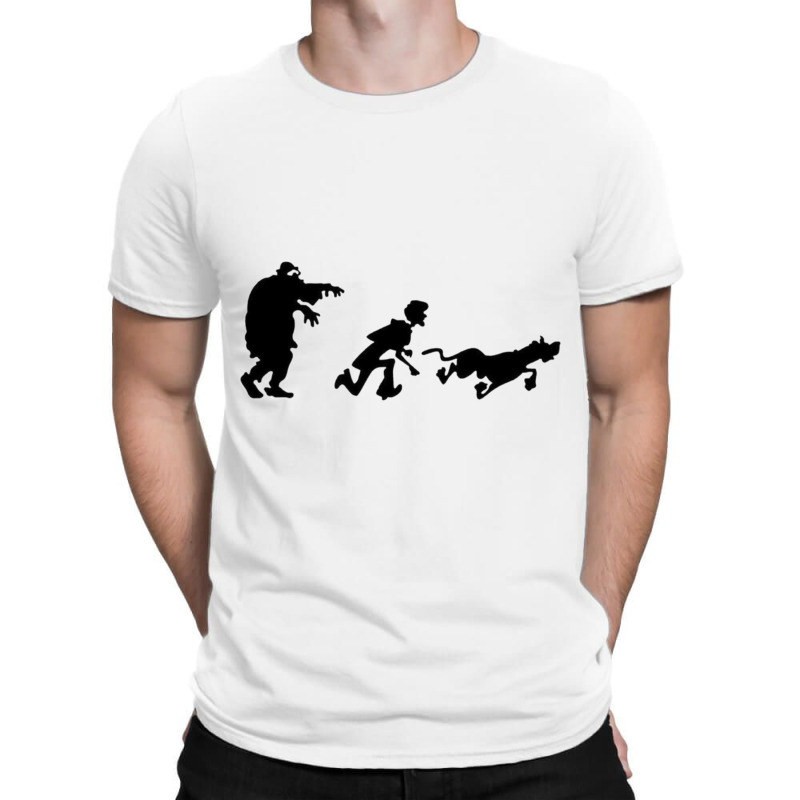 Mystery Gang Chase Silhouette T-Shirt by BOBBYDAVIS | Artistshot