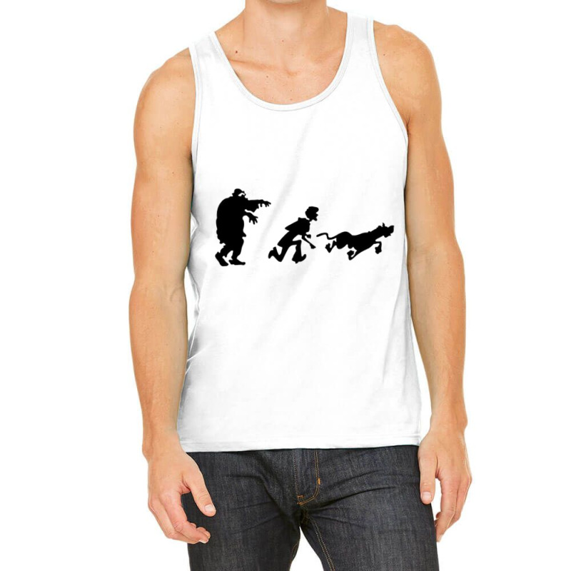 Mystery Gang Chase Silhouette Tank Top by BOBBYDAVIS | Artistshot