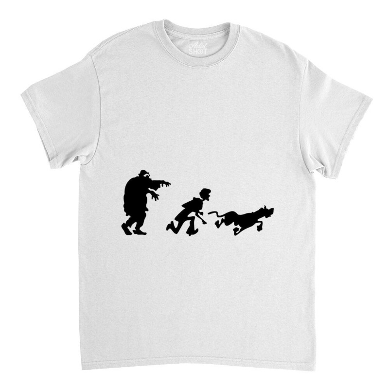 Mystery Gang Chase Silhouette Classic T-shirt by BOBBYDAVIS | Artistshot