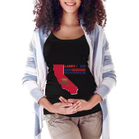 Larry Elder For California Governor Flag Newsom Funny Maternity Scoop Neck T-shirt | Artistshot