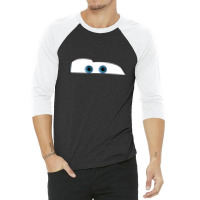 Lightning Mcqueen Eyes 3/4 Sleeve Shirt | Artistshot