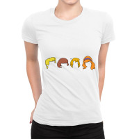 Mystery Inc - Hair Outline Ladies Fitted T-shirt | Artistshot