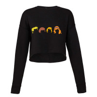 Mystery Inc - Hair Outline Cropped Sweater | Artistshot