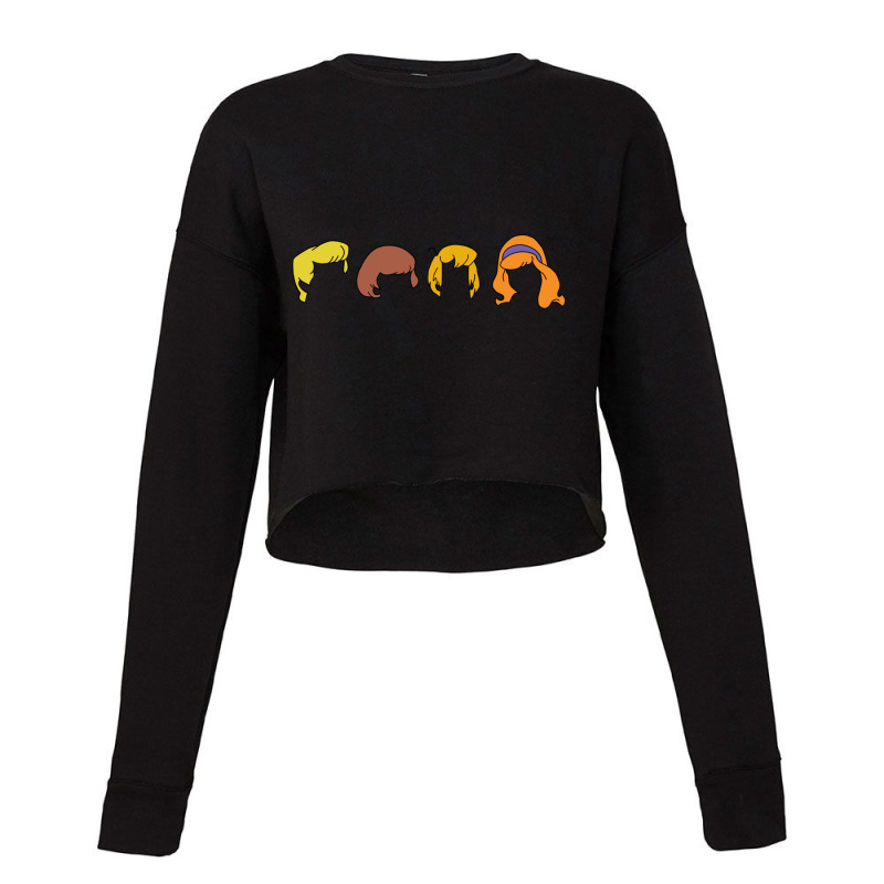 Mystery Inc - Hair Outline Cropped Sweater by BOBBYDAVIS | Artistshot