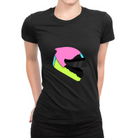 Daniel Ricciardo Helmet Ladies Fitted T-shirt | Artistshot