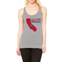 Larry Elder For California Governor Flag Newsom Funny Racerback Tank | Artistshot