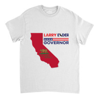 Larry Elder For California Governor Flag Newsom Funny Classic T-shirt | Artistshot