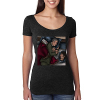 Caphrey Spooning Acrylic Block Women's Triblend Scoop T-shirt | Artistshot