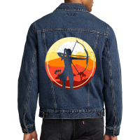 Proud Archery Archer Sports Girl Woman Men Denim Jacket | Artistshot