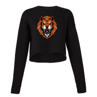 Lion Head Cropped Sweater | Artistshot