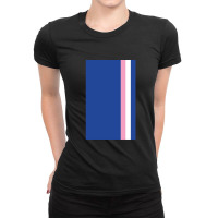 Alpine Racing Stripes - 2022 Season Ladies Fitted T-shirt | Artistshot