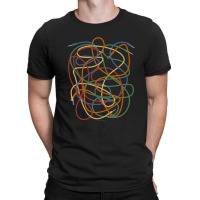 Modular Synthesizer Patch Cables T-shirt | Artistshot