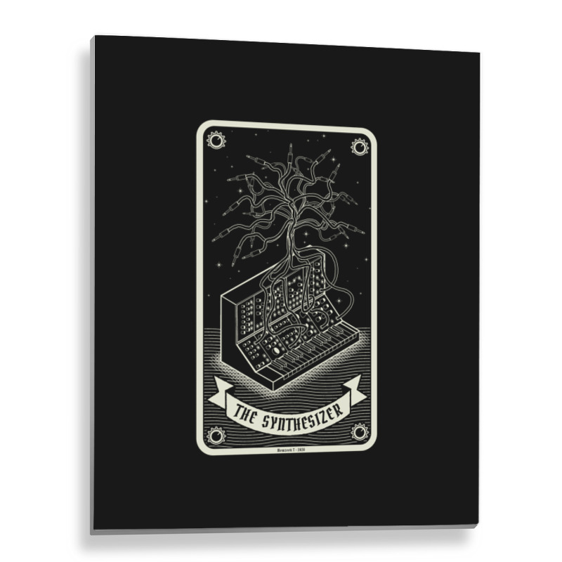 Modular Synthesizer Tarot Card 1 Metal Print Vertical | Artistshot