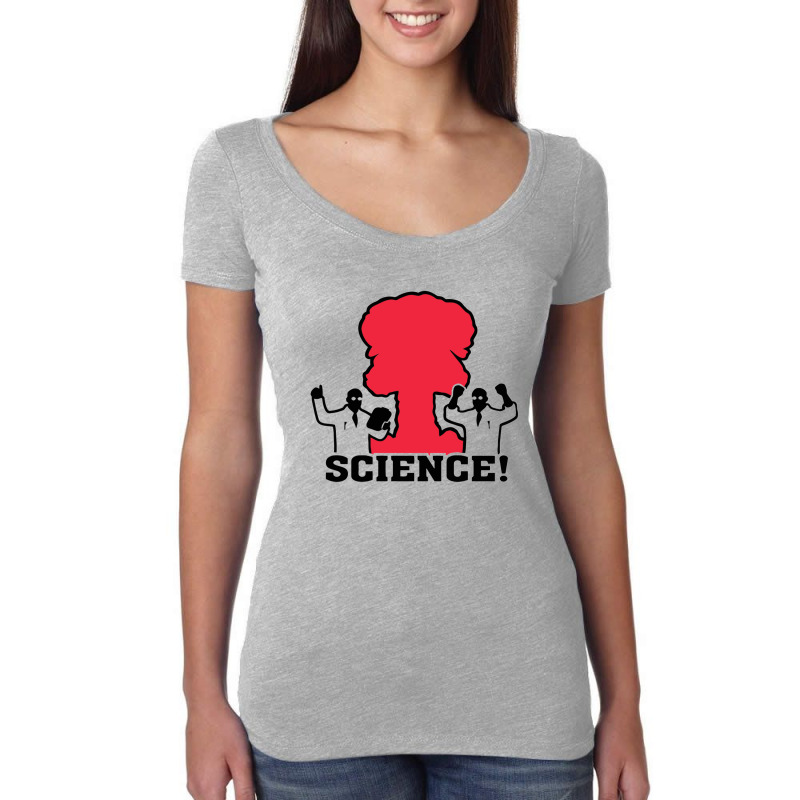 Blow Stuff Up Funny Science Women's Triblend Scoop T-shirt by cm-arts | Artistshot