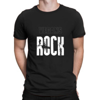 Vegans Rock T-shirt | Artistshot