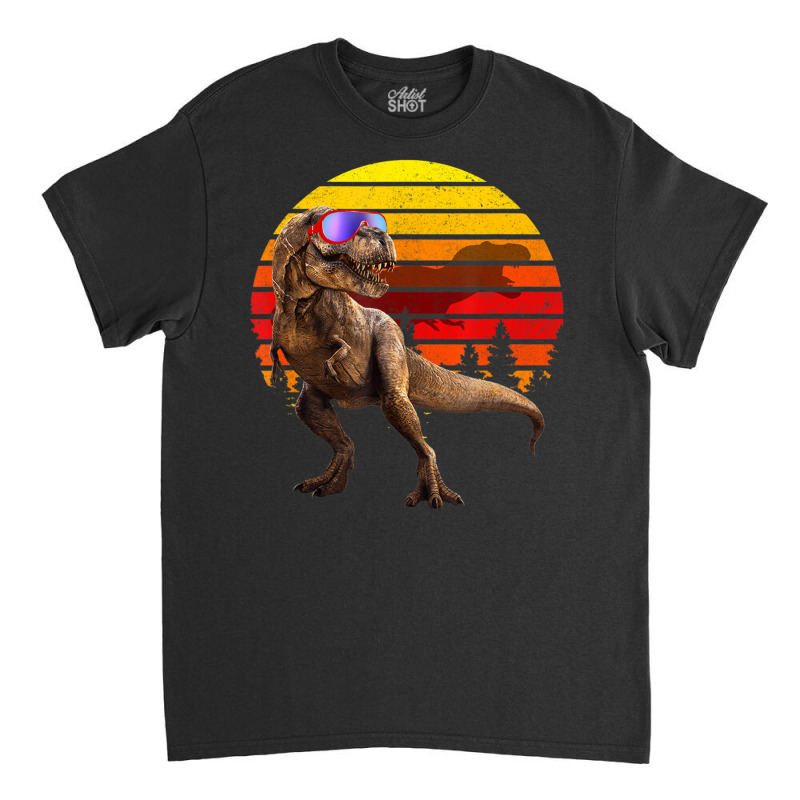 Jurassic Rex Sunglasses Rero Vinage Dinosaur Classic T-shirt | Artistshot