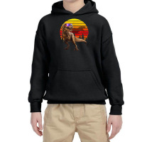 Jurassic Rex Sunglasses Rero Vinage Dinosaur Youth Hoodie | Artistshot