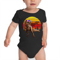 Jurassic Rex Sunglasses Rero Vinage Dinosaur Baby Bodysuit | Artistshot