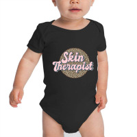 Skin Therapist Esthetician Leopard Skincare Baby Bodysuit | Artistshot