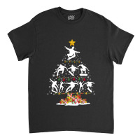 Skating Christmas Cool Skateing Christmas Tree Skater Lover Xmas Costu Classic T-shirt | Artistshot