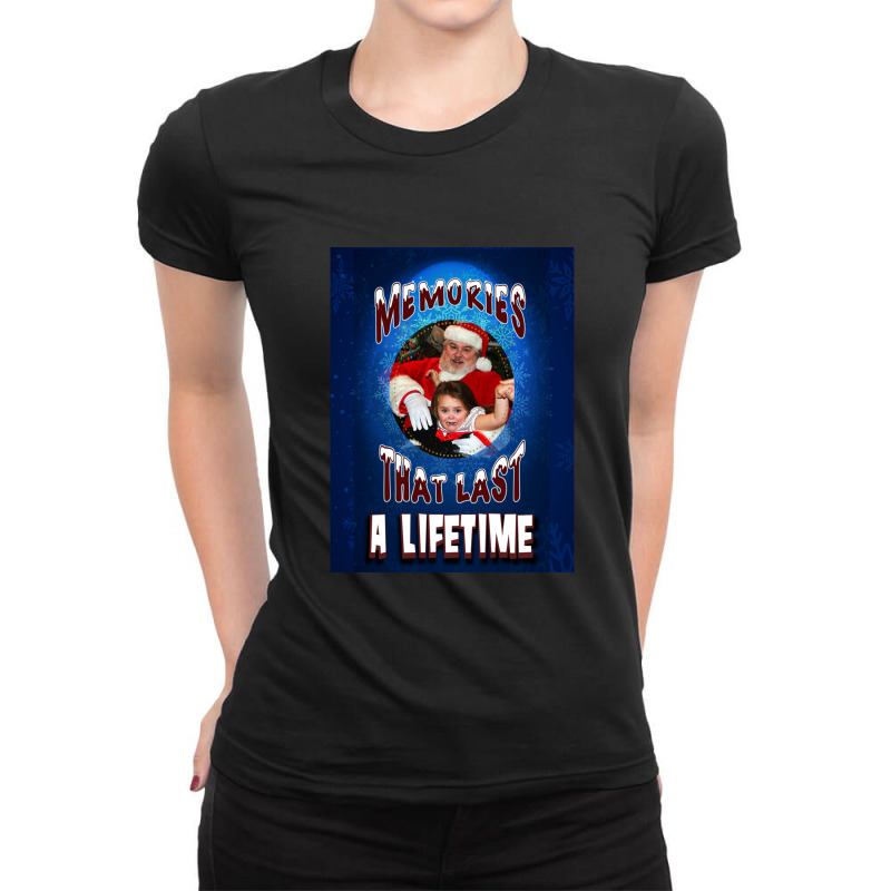 Memories That Last A Lifetime V2 - The War On Christmas Ladies Fitted T-Shirt by AlmaWilliams | Artistshot