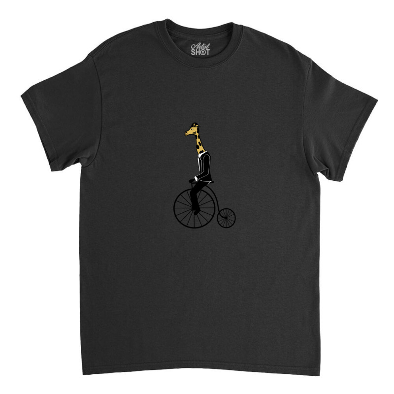 Penny-farthing Giraffe Classic T-shirt | Artistshot