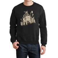 Scandinavian Uff Da Popular Nordic Quotes And Sayings Crewneck Sweatshirt | Artistshot